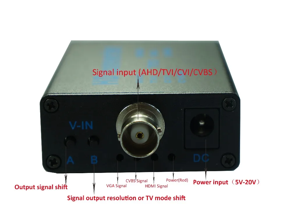 AHD/TVI/CVI/CVBS к HDMI/VGA/CVBS конвертер HDMI NTSC/PAL видео CCTV монитор