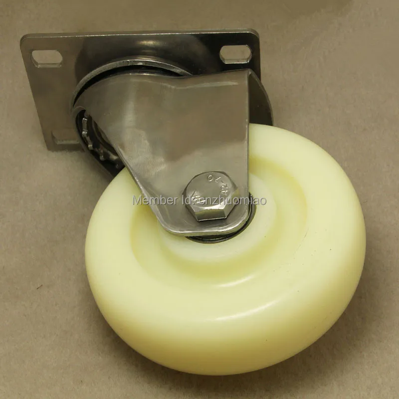 

4 pcs 3 inch Factory direct wholesale stainless steel 304 nylon casters Universal wheel