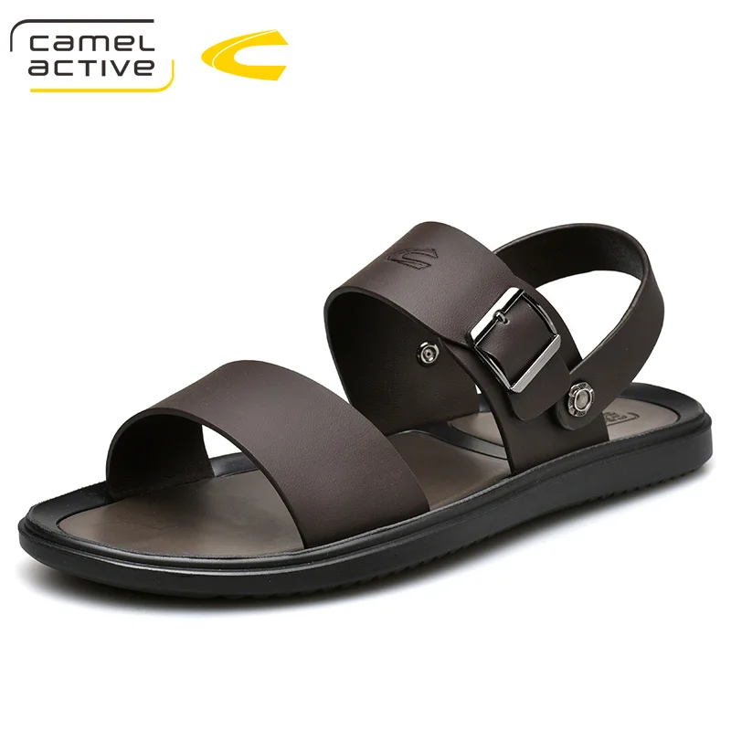 Мужские сандалии Camel Active из натуральной кожи пляжные шлепанцы для воды дышащие