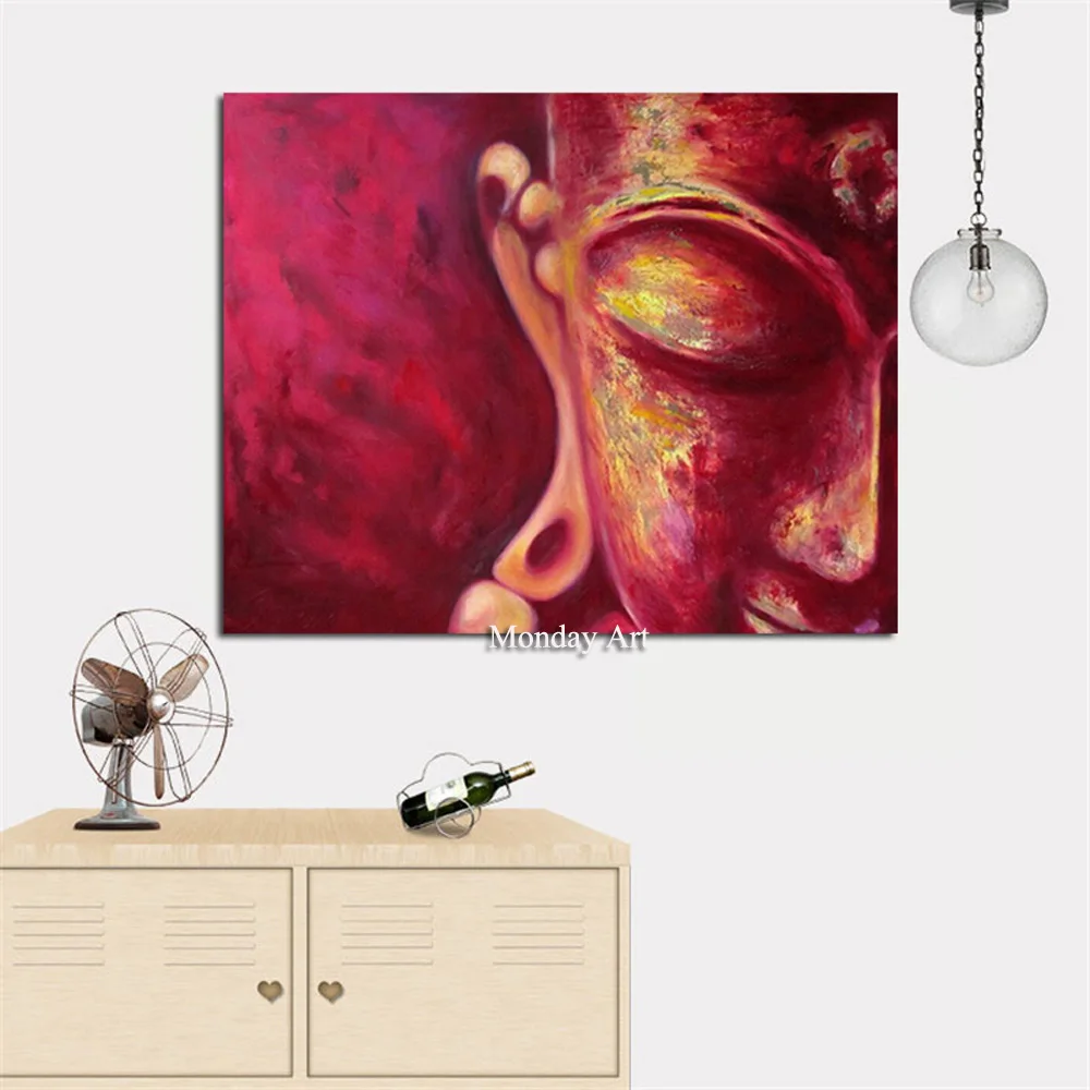 

100% Handpainted Buddha Painting Classic Hot Sale Canvas Art Painting Poster Modern Wall Art Picture For Living Room Home Decor