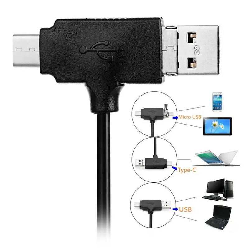 BASIX Тип C/Micro USB OTG HUB адаптер нескольких Usb с 3* USB2.0, SD/Micro SD/M2/MS card reader USB разветвитель для ноутбука Macbook Pro