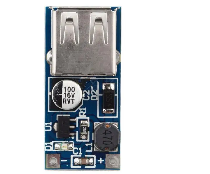 5 шт. DC-DC USB выход зарядное устройство повышающий силовой Повышающий Модуль 0 9 V ~ 5V