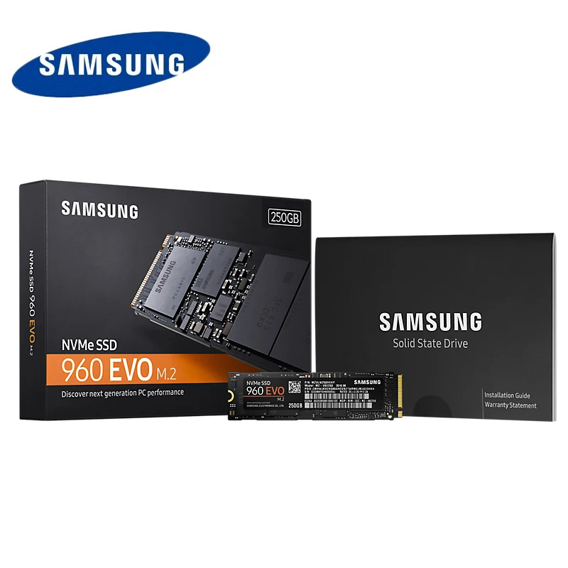 250 г Samsung 960 EVO M.2 SSD ГБ Внутренний твердотельный жесткий диск для портативных ПК