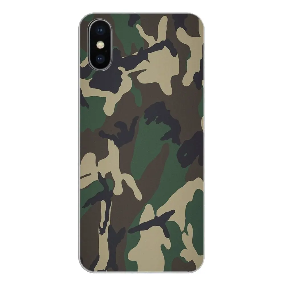 Камуфляжный военный армейский чехол для Samsung Galaxy S2 S3 S4 S5 MINI S6 S7 edge S8 S9 Plus Note 2 3 4 5 8 |