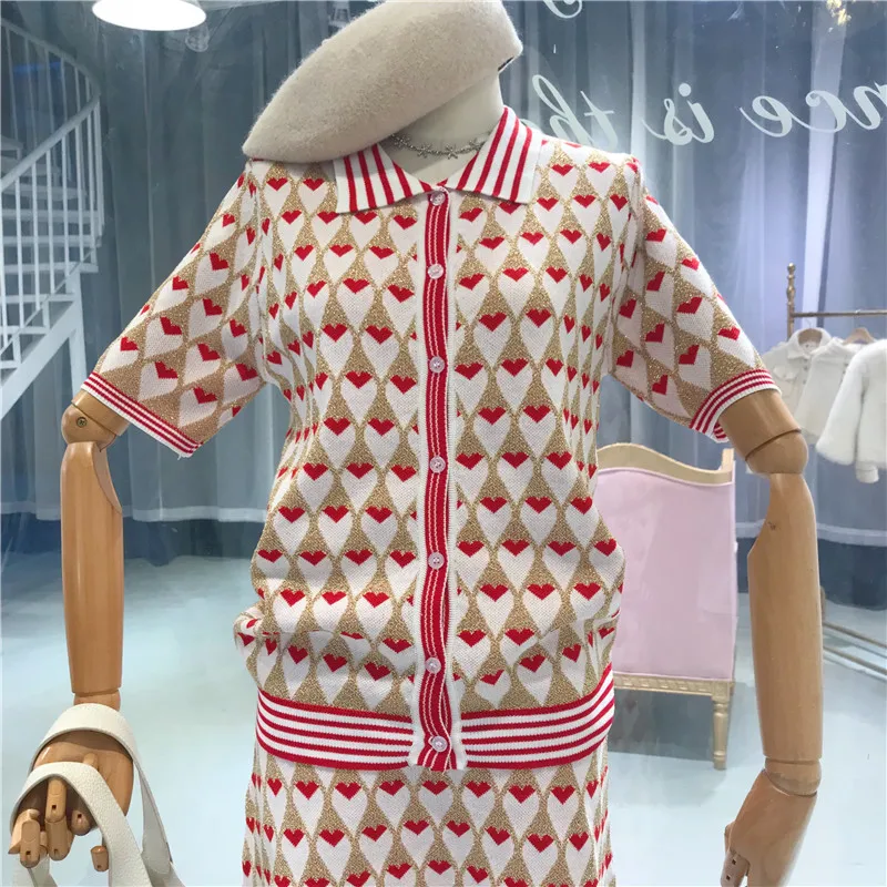 Amolapha, Женский вязаный свитер, рубашки+ юбки, костюмы, однобортный, короткий рукав, отложной воротник, женский, женский, вязаный костюм, набор