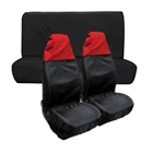 Универсальные Защитные чехлы для передних и задних сидений автомобиля, универсальные водонепроницаемые нейлоновые чехлы для сидений, водонепроницаемые для фургона, автомобиля