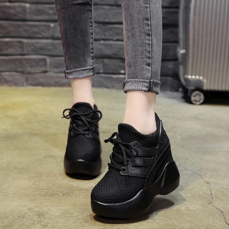 Женская обувь 2021 модная дышащая на высоком каблуке женская повседневная