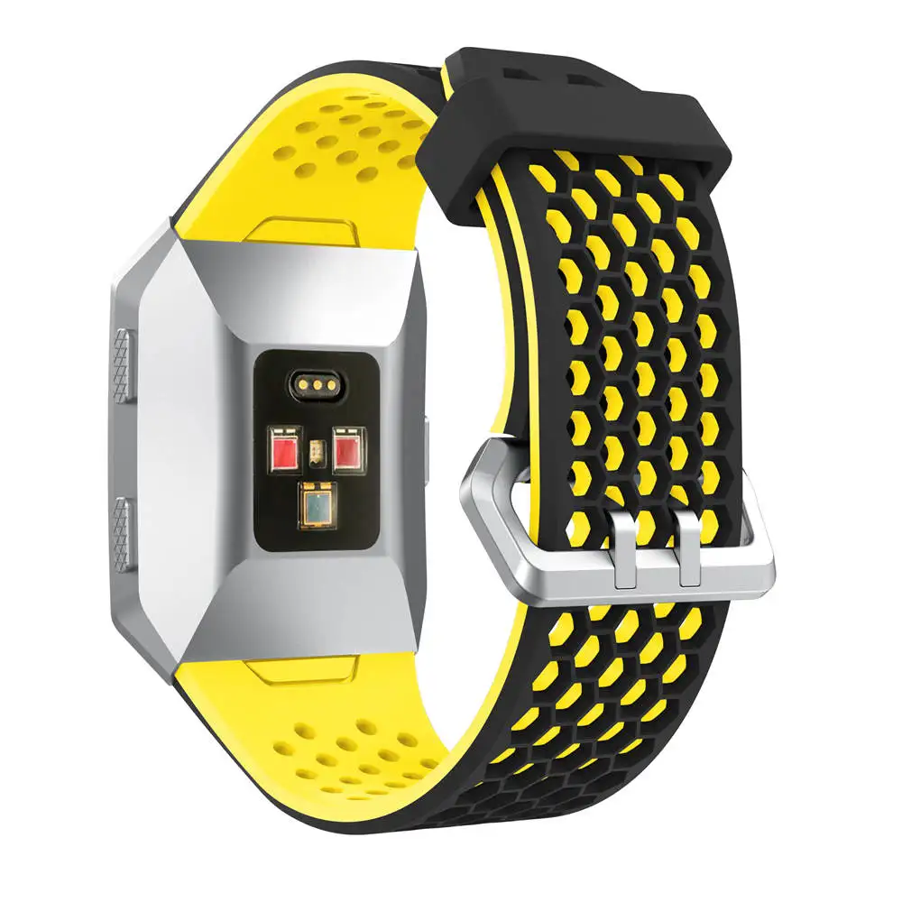 Силиконовые спортивные часы браслет светильник вес вентиляция для Fitbit ионные