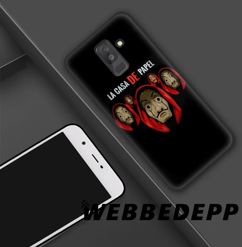 WEBBEDEPP Money Heist La Casa De Papel Soft Silicone Case for Samsung Galaxy A9 A8 A7 A6 Plus 2018 A5 A3 2017 2016 Note 9 8 |