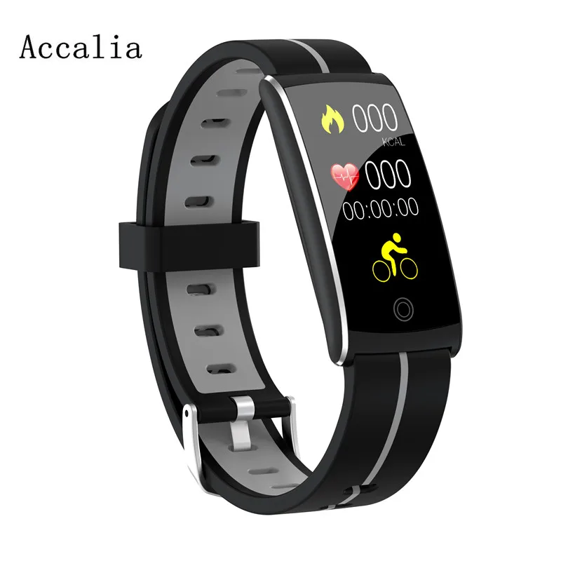 Accalia Fitness tracker JW2.0 Men Women Watch Activity Tracker wristband Heart Rate Blood Pressure | Электроника