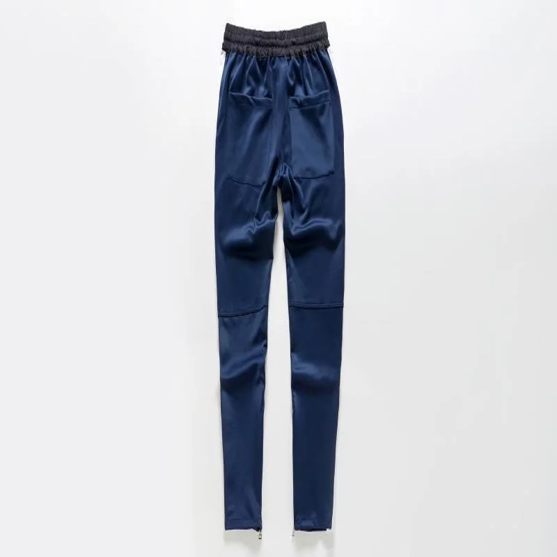 Wycbk Бибер удлиняется разделе штаны Для мужчин в западном стиле ретро хип хоп