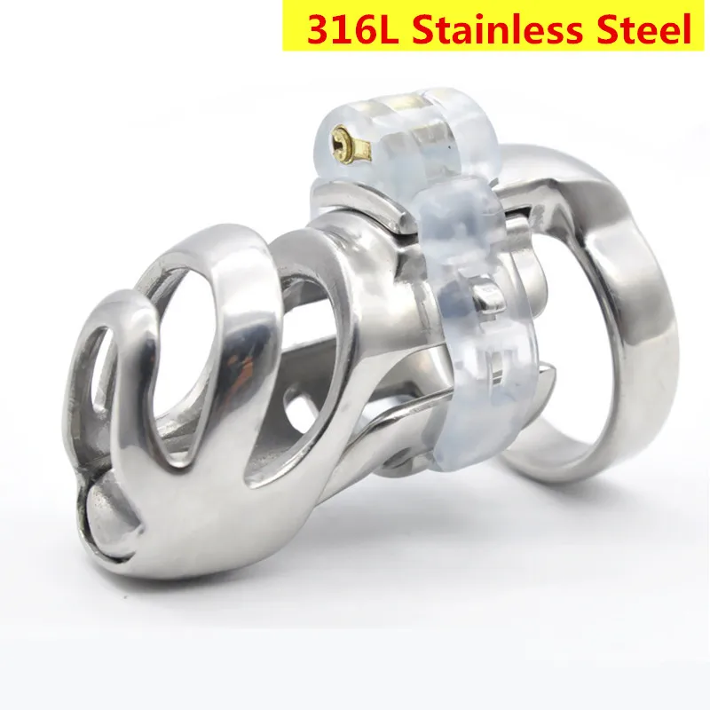 

New 316L Stainless Steel Stealth Lock Standard Male Chastity Devices,Cock Cage,Penis Rings,Penis Lock,Chastity Belt,BDSM For Men
