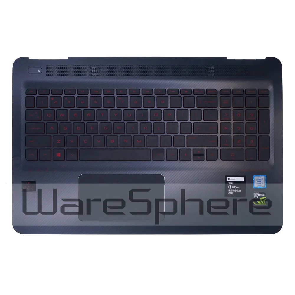 spesifikasi -Penutup Atas Atas Kasus Dengan Backlit Keyboard Untuk HP 15-AX102TX 859735-001 Hitam