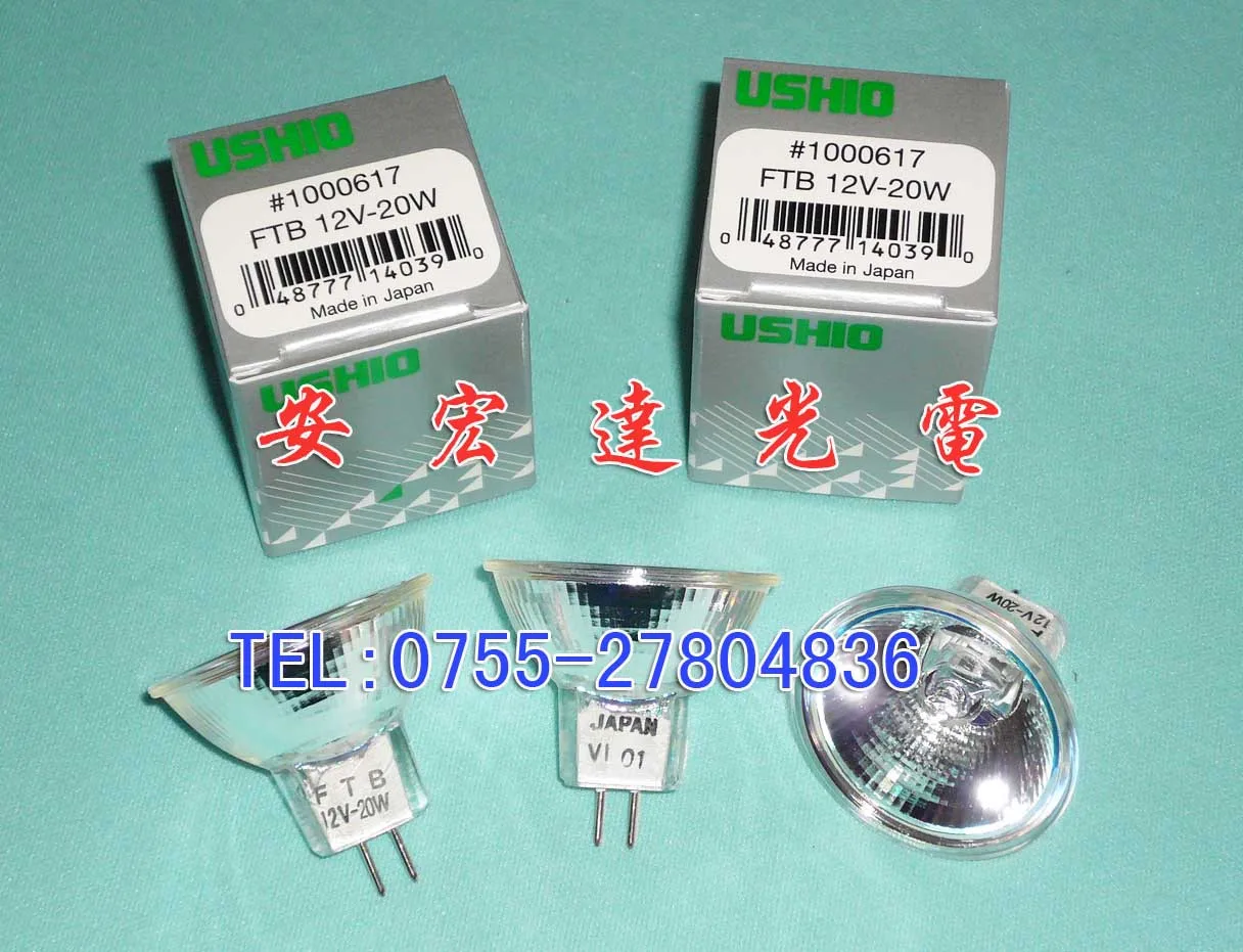 Ushio Ftb 12v20w галогенная Вольфрамовая лампа оптический инструмент светильник