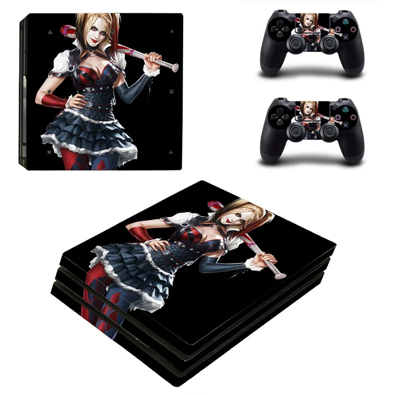 Harley Quinn PS4 Pro наклейка для кожи Play station 4 Pro наклейки с изображением бетмена для sony Playstation 4 Pro консоли и контроллеров