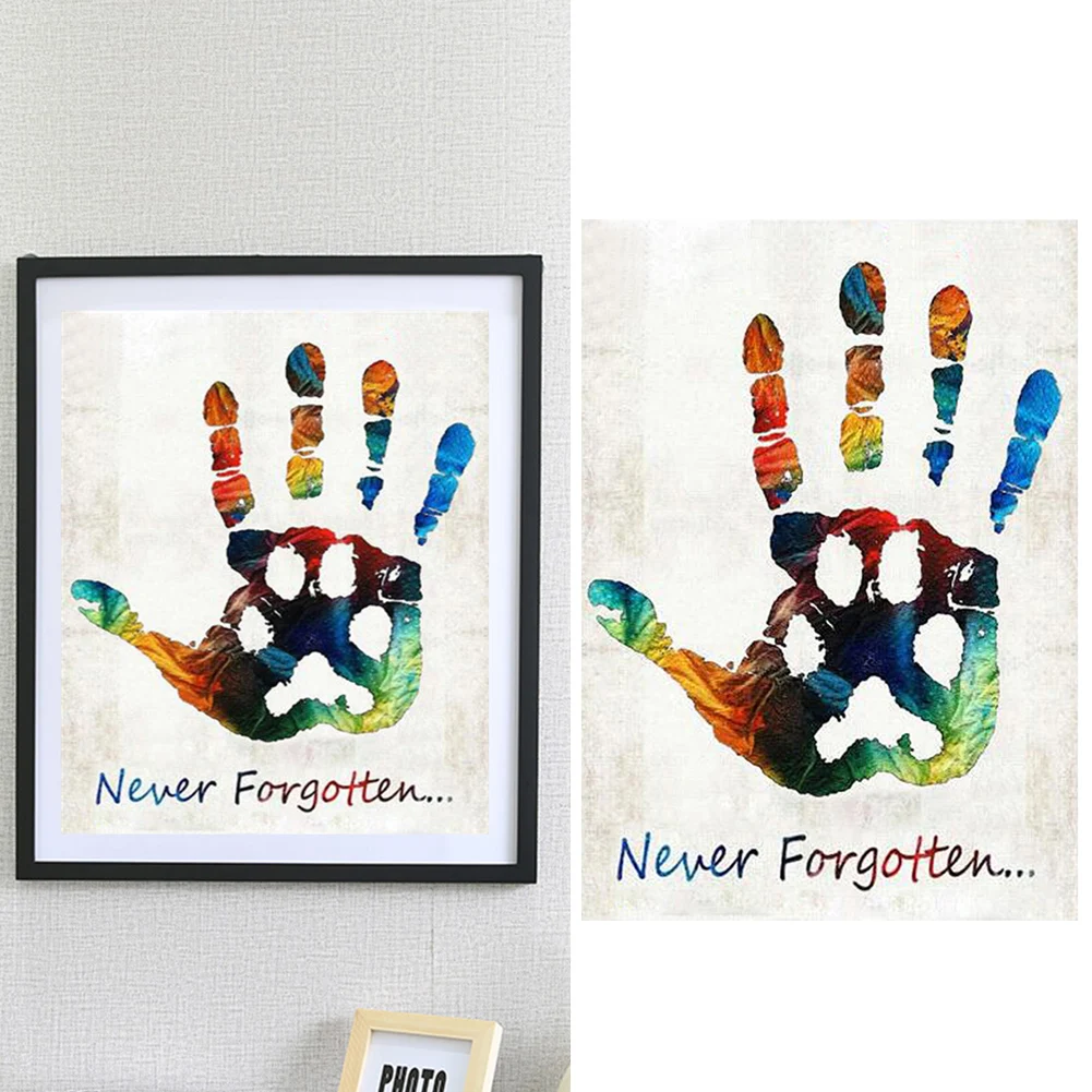 3D &quotникогда не забытый&quot квадратный домашний декор вышивки крестом 30*40 см