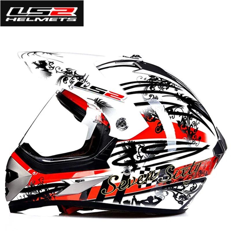 2 Новое поступление capacete casco LS2 moto cross шлемы профессиональные мужские внедорожные moto rcycle шлем грязный велосипед ралли гоночный Мото шлем - Цвет: 2