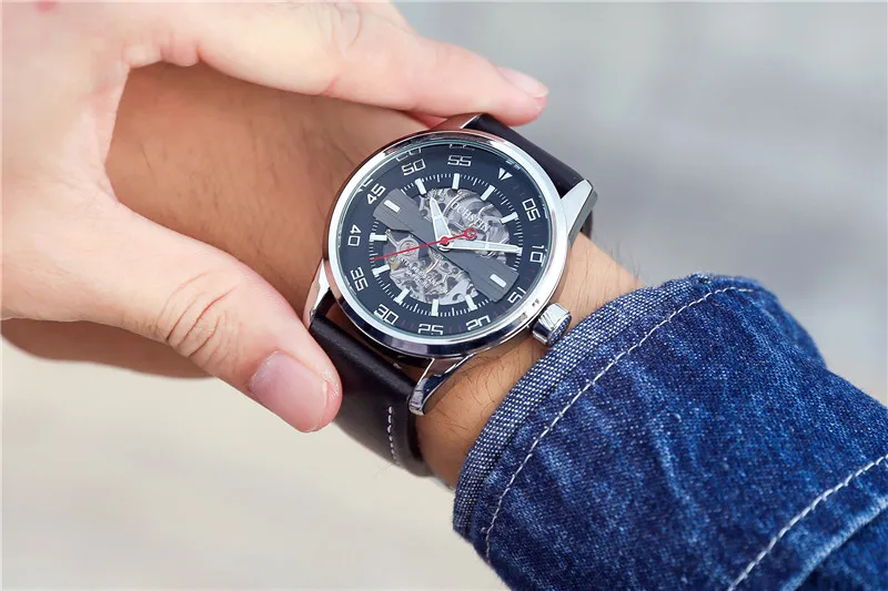 OCHSTIN спортивные дизайнерские часы мужские часы Топ бренд класса люкс Montre Homme Часы Мужские автоматические часы с скелетом
