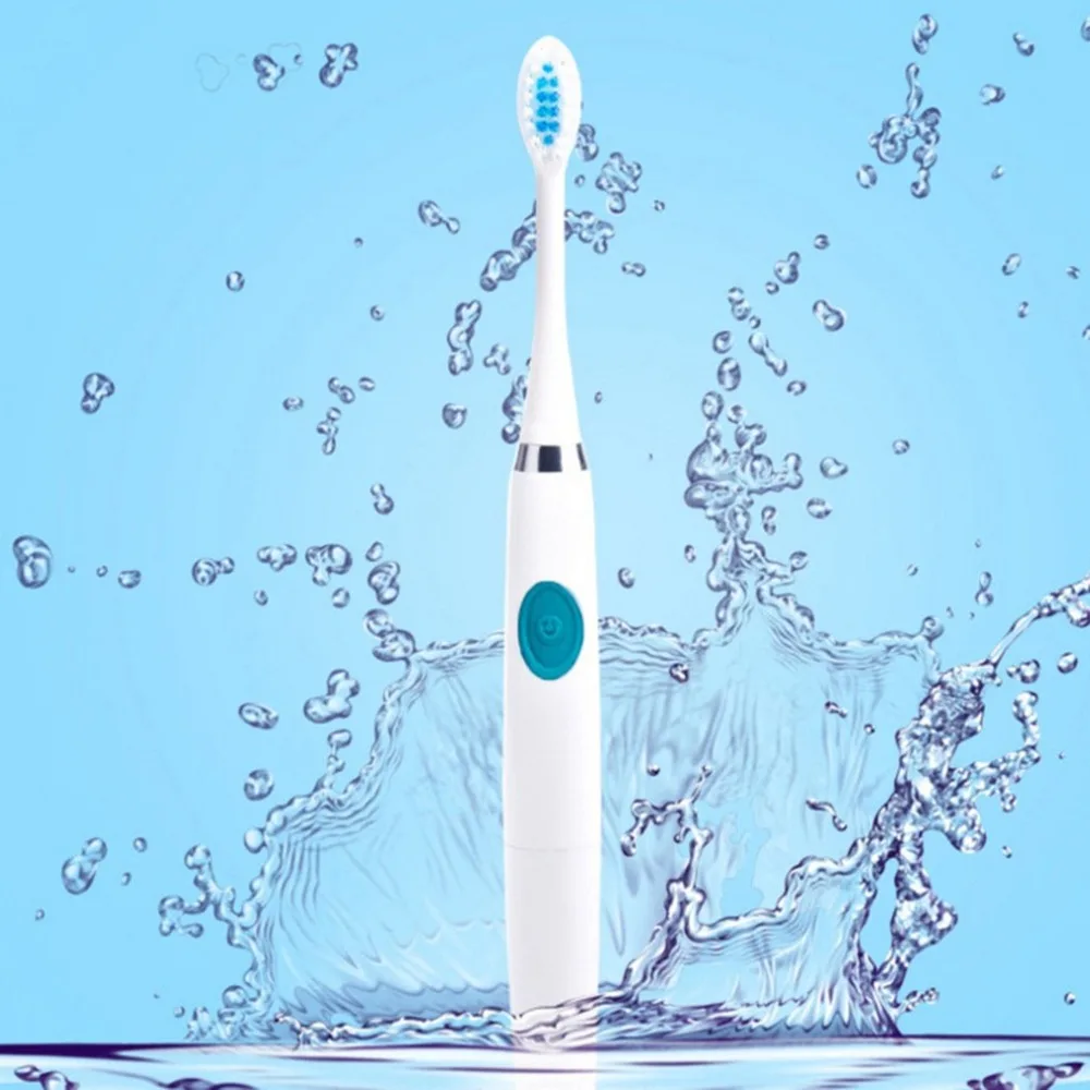 Ultrasonic Electric Toothbrush Dental Care Oral Hygiene Soft Brush Vibrating Automatic for Adults Kids | Бытовая техника