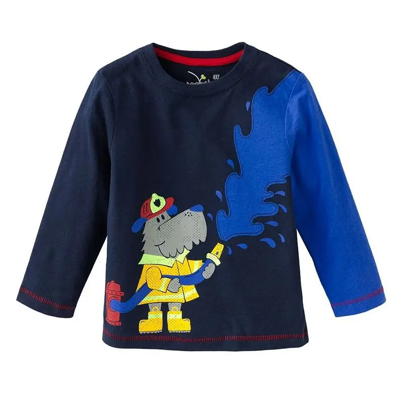 Розничная продажа 2017 100% хлопок детская одежда футболка Одежда для новорожденных