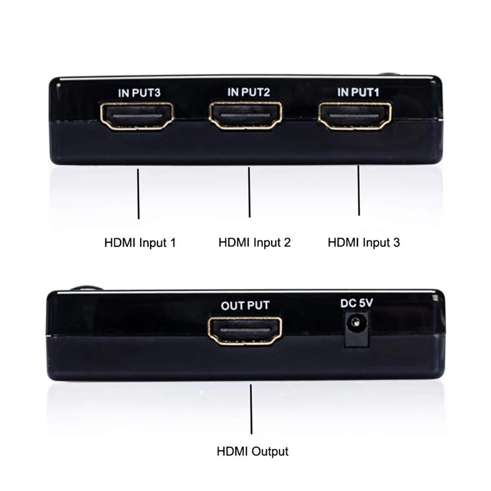 SOONHUA 3 Порты и разъёмы Full HD 1080P HDMI переключатель в 1 выход сплиттер видео адаптер с