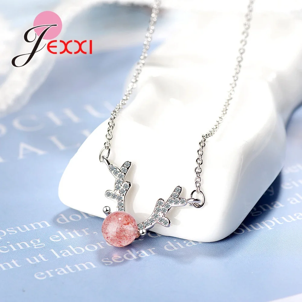 Новый дизайн Bujioux Collier Femme Свадебная вечеринка женское клубничное хрустальное