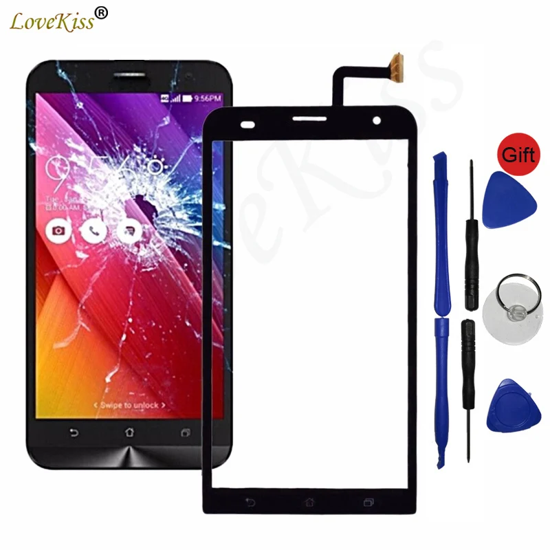 Передняя панель для ASUS Zenfone 2 Laser ZE550KL Z00TD ZE551KL сенсорный экран ЖК дисплей
