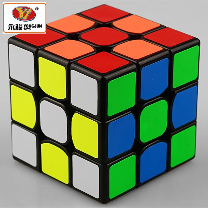 

YongJun Brand Magic Cube YJ8335 Basic 3x3x3 Sticker Speed Cube Gift Educational Toy for Children Professional Cubo Magico MF3SET