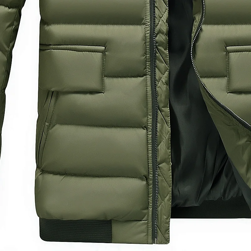 American Flag Jackets Winter Warm Thicken Coat Men's Military Casual Male Outerwear 7777 | Мужская одежда