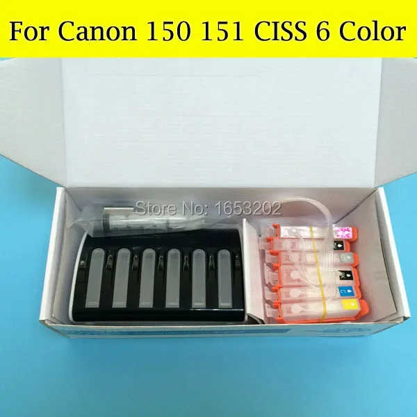 BL Непрерывная система подачи чернил для CANON PGI 150 CLI 151 PGI150 MG6310 6310 графический