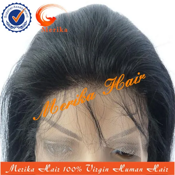 Free shipping 100% unprocessed brazilian deep wave virgin hair for sale guleless full lace wigs in stock |