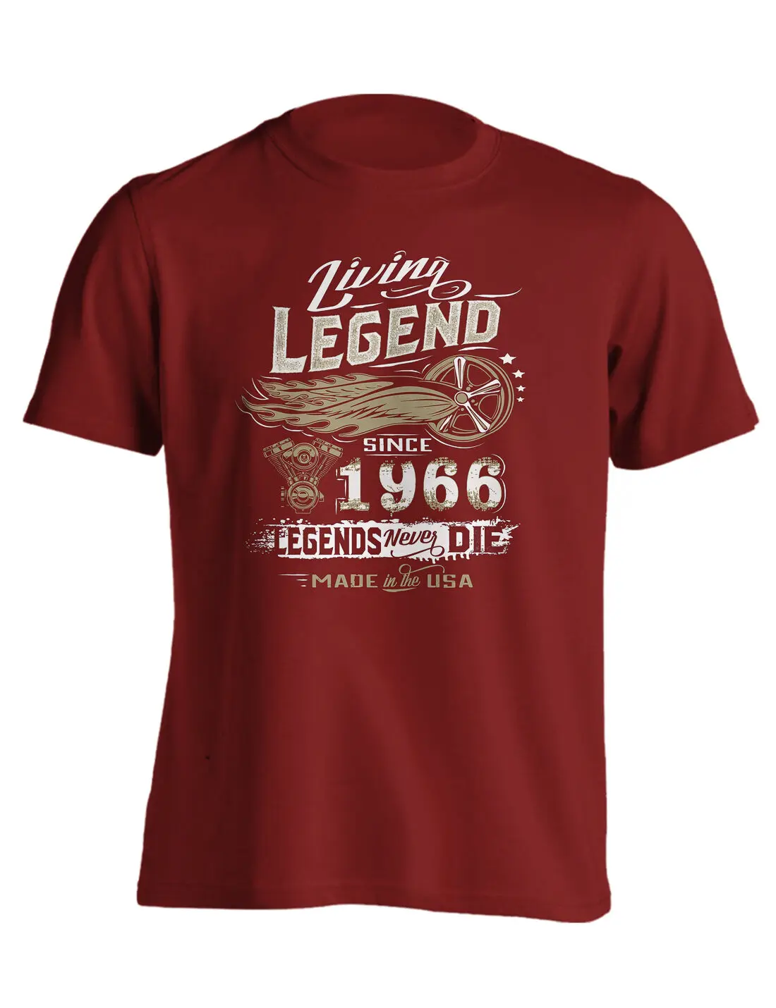 

53Rd Birthday Living Legend Gift Shirt Born In 1966 Turning 53 2019 fashion Cotton Short Sleeve O-Neck Summer Cool Men T shirt