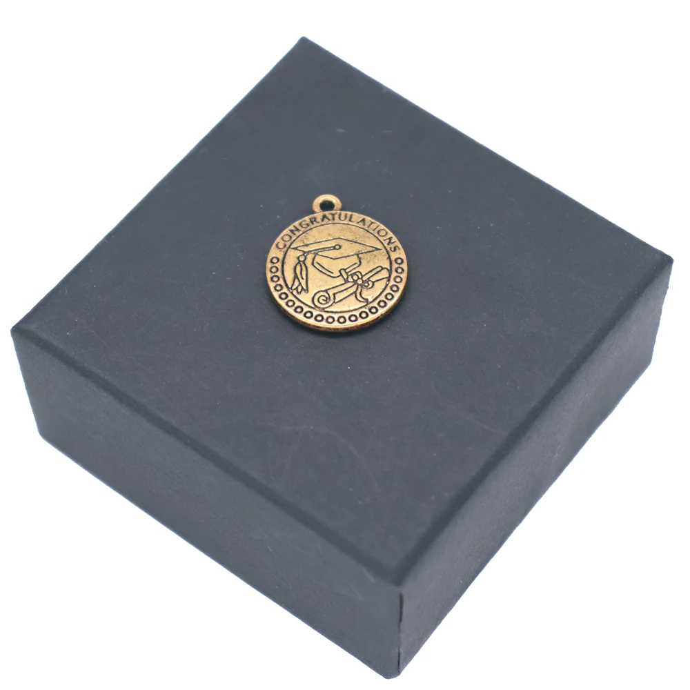 Двойной нос экологически чистый металл две стороны выгравированы выпускник