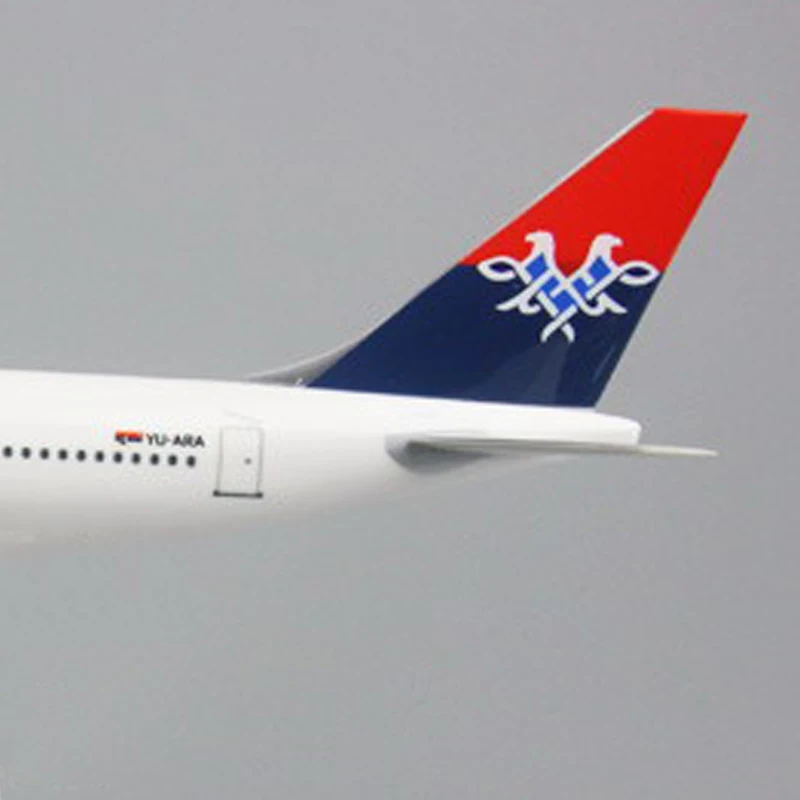 30 см 1:200 Airbus A330-200 модель Air Serbia airline way с базовым сплавом самолета Коллекционная