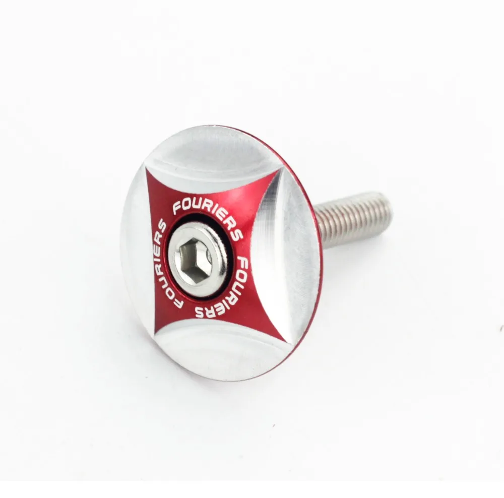 Fouriers TC-S00 CNC велосипедная вынос верхней крышки гарнитуры 28,6 мм 1 1/" Steerer покерная форма черный красный