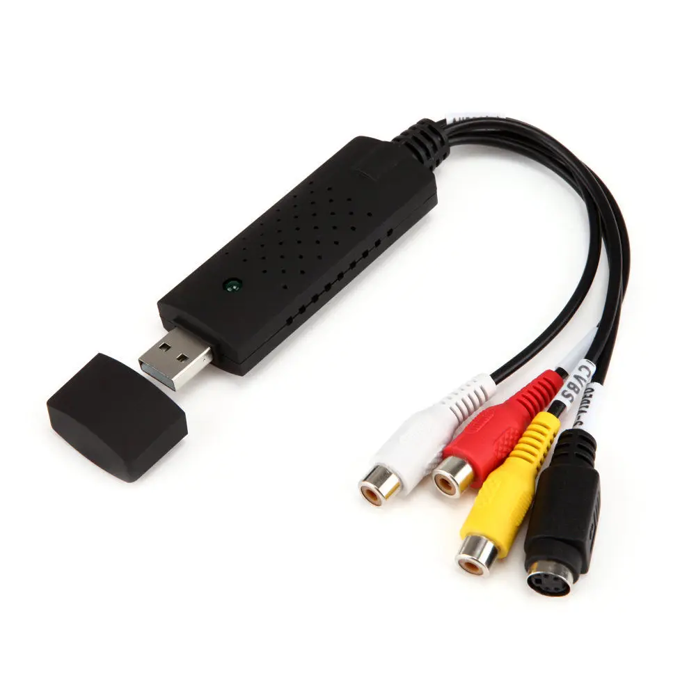 Премиум USB 2 0 Видео Аудио карта захвата адаптер VHS DC60 DVD конвертер Композитный RCA