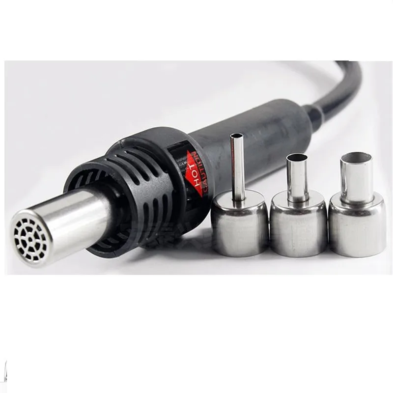 

220V Original QUICK850A Antistatic Hot Air Gun Straight Wind Demolition IC Rework Station Heat Gun Station 270W With 3 Nozzles