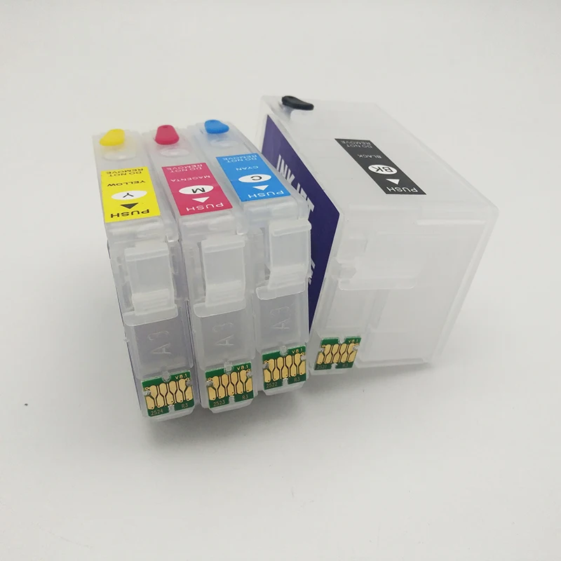 Einkshop T2711 27xl многоразовый картридж с чернилами для Epson T2711xl обойма WF7110 WF7610 WF7620 WF-3620 WF