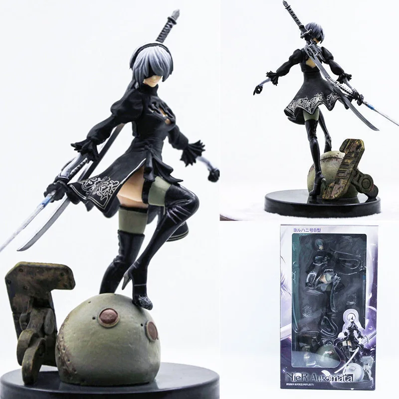 2018 Горячая PS4 игра NieR Automata YoRHa No. 2 Тип B 2B мультяшная аниме игрушка Коллекционная