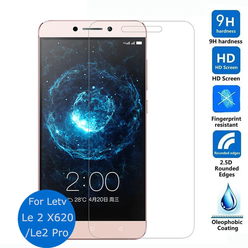 2 шт. для LeEco Letv Le X620 / Le2 Pro закаленное стекло Защита экрана 0 26 мм защитная пленка на