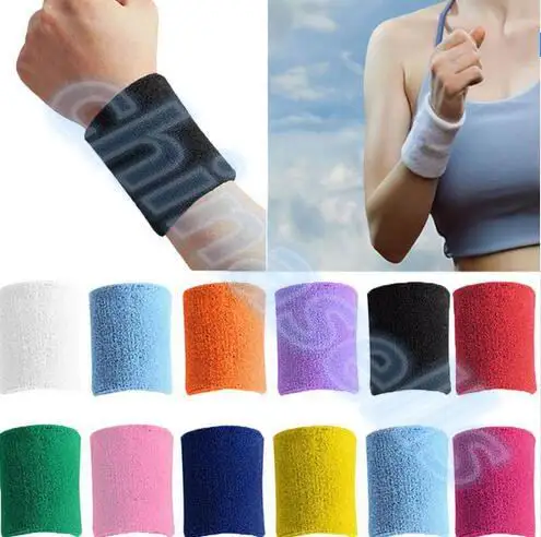Браслет из махровой ткани для тенниса фитнеса баскетбола 15*8 см|wrist support|basketball