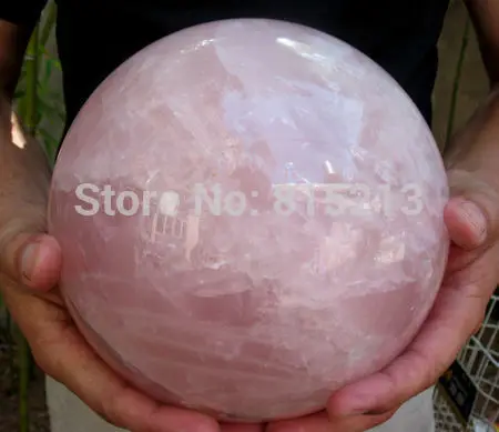 

ddh001021 nature rose crystal quartz sphere ball reiki healing