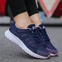 women sport shoes man breathable walking mesh lace up light flats sneakers woman men ladies running shoes 35 44 big size sneaker