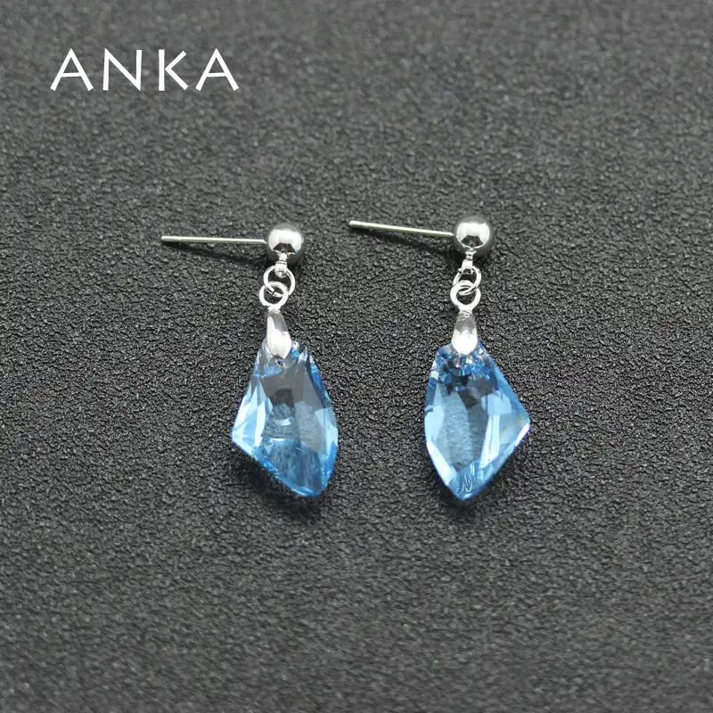 Анка высокого качества Мода Висячие серьги с украшением в виде кристаллов родием