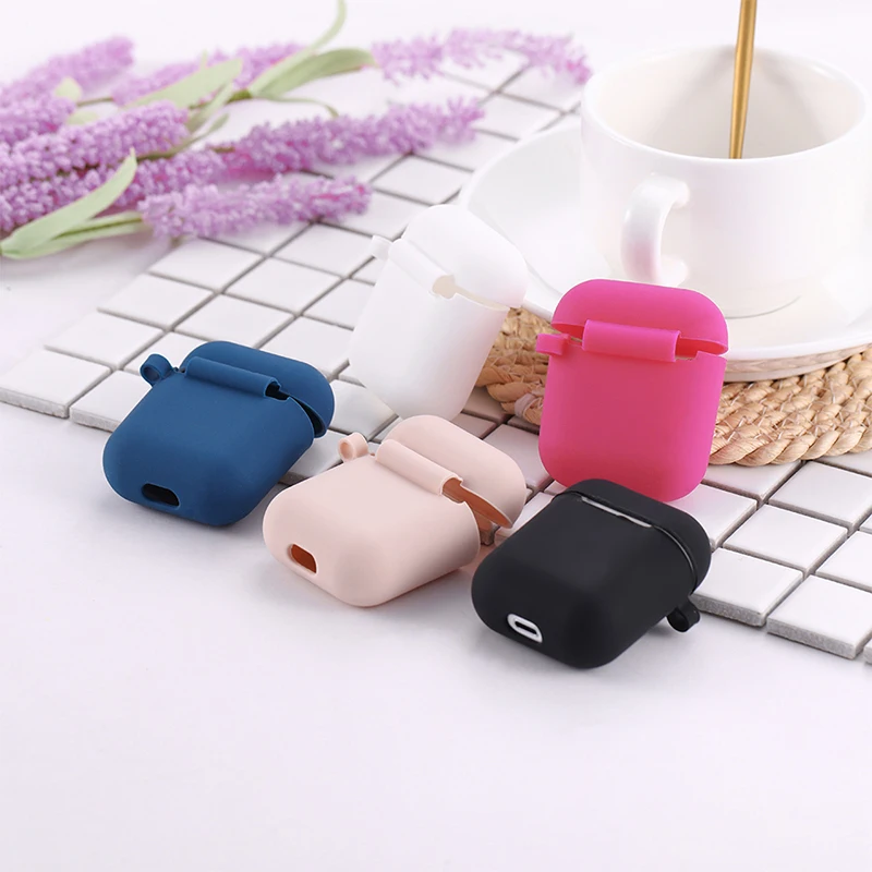 Милый силиконовый чехол из ТПУ для Apple airpods беспроводных наушников с Bluetooth Мягкий