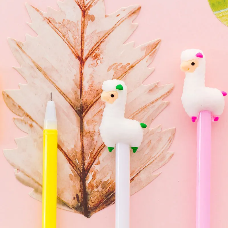 36 шт./лот гелевая ручка с милыми мультяшными животными из альпаки/креативная