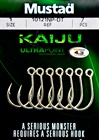Mustad 10121 крючок из высокоуглеродистой стали, колючий крючок, джигбейт, мягкие крючки для морской рыбалки, телескопическая приманка для ловли окуня в полоску