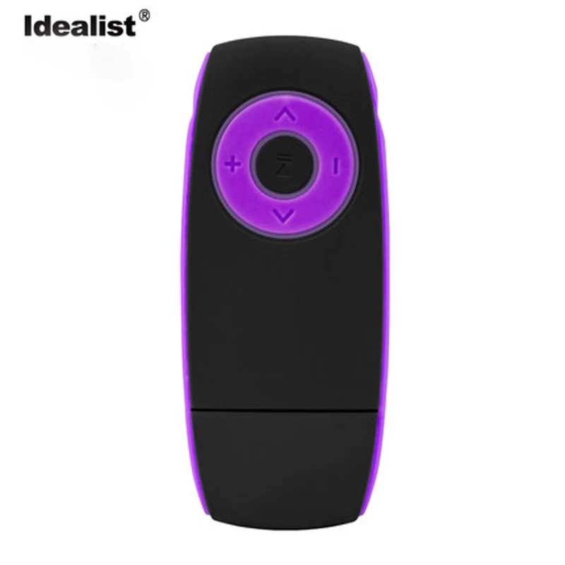 Фиолетовый Мини Радио usb mp3 плеер 8 Гб без потерь hifi плеер MP-3 с радио плеер mp с 3 портами(стандарт плеер MP-3 плеер флэш-памяти - Цвет: Фиолетовый