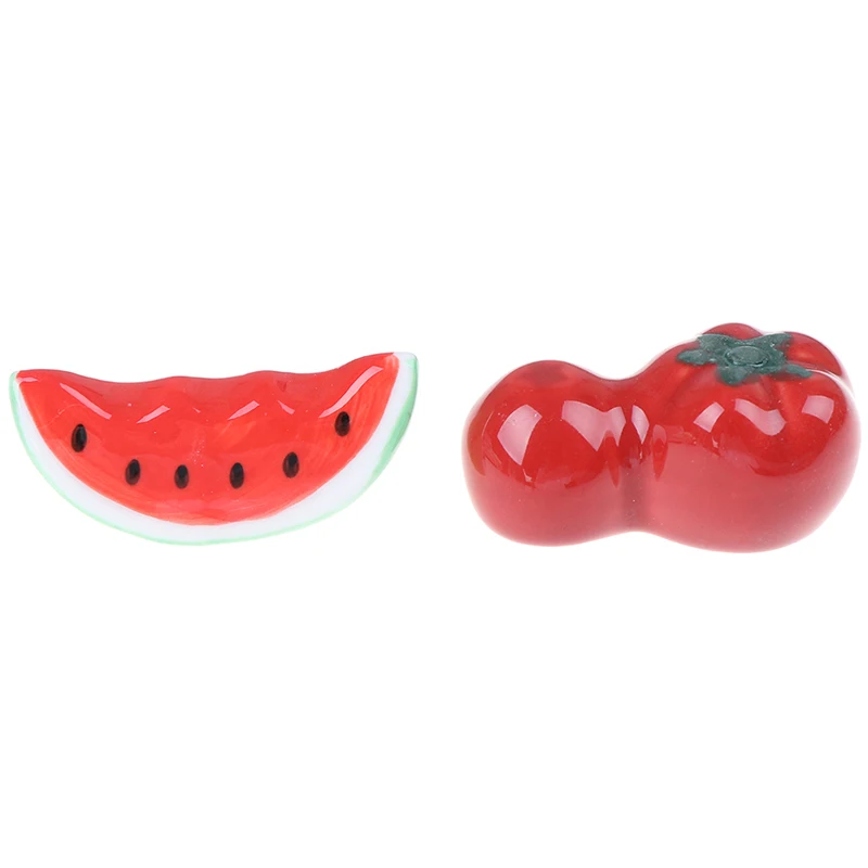 1 шт./компл. милый красный арбуз/томатные керамические декоративные палочки для