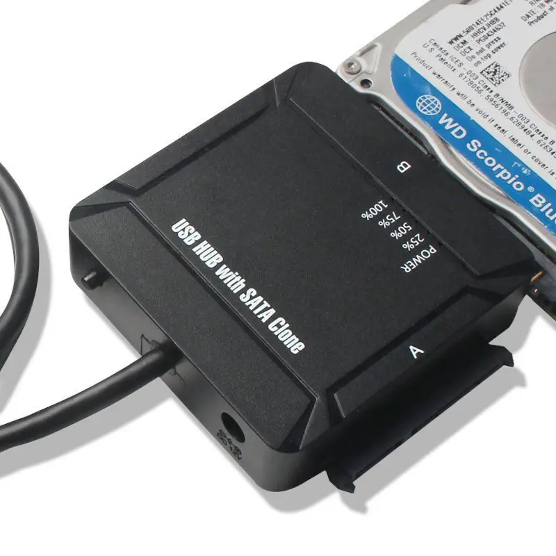 Ult Best Usb 3 1 к Sata адаптер Dual Sataiii 0 клонирование функция копирования кабель Type C Hdd док